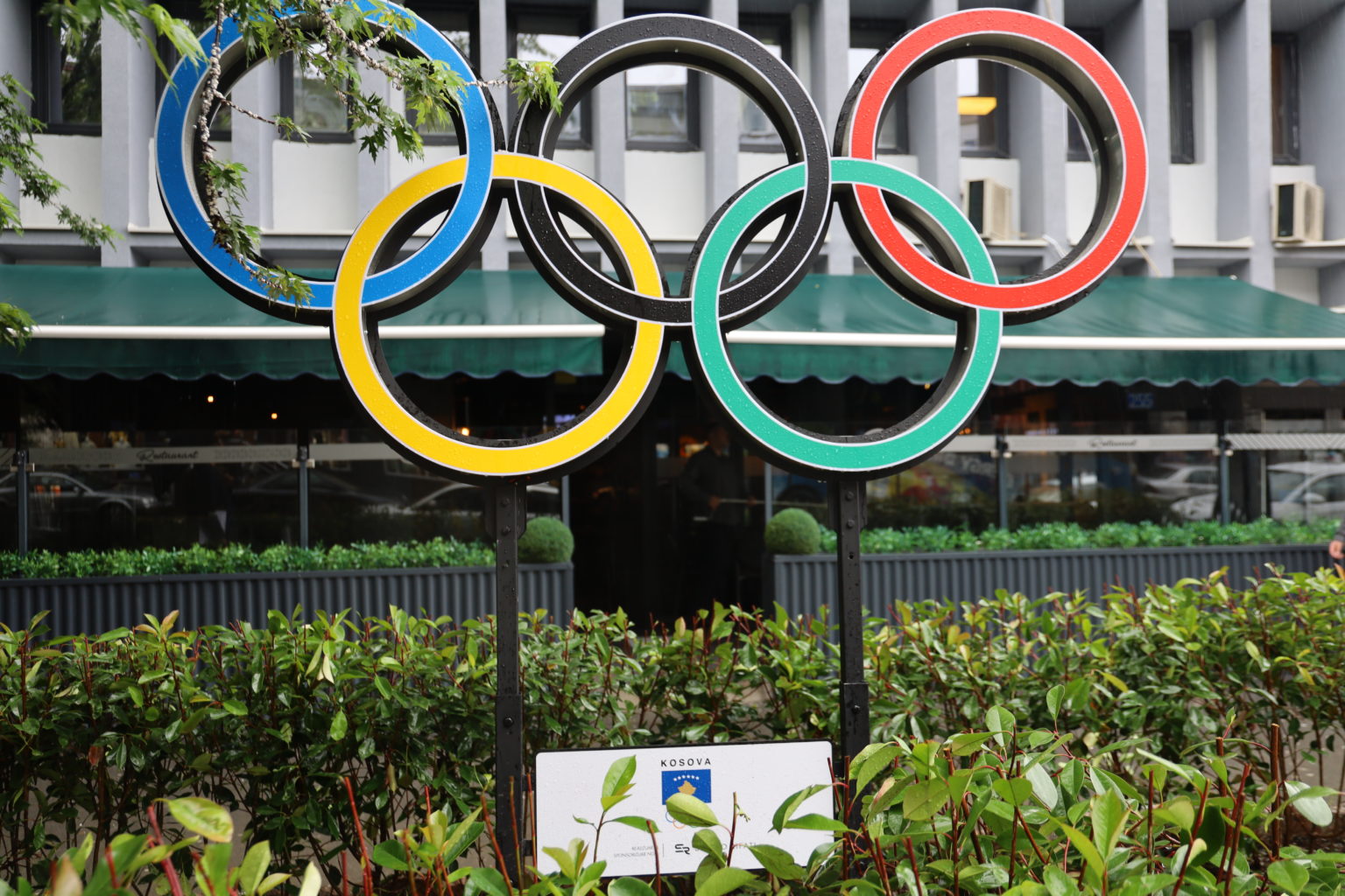 The NOC Kosovo has unveiled the Olympic Rings to mark the Olympic Day